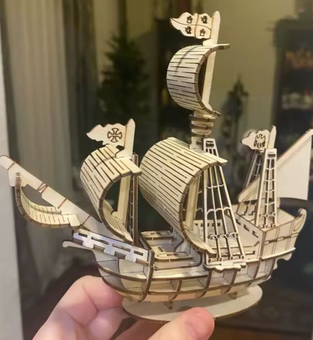3D пазл, дерев'яний