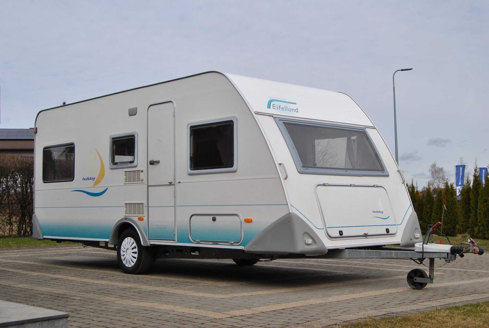 Knaus 500  Przestronna z niskim dmc 1300kg! Pojedyncze łóżka! Namiot!