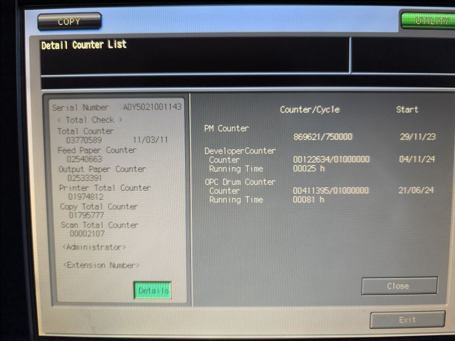Konica Minolta bizhub pro 950