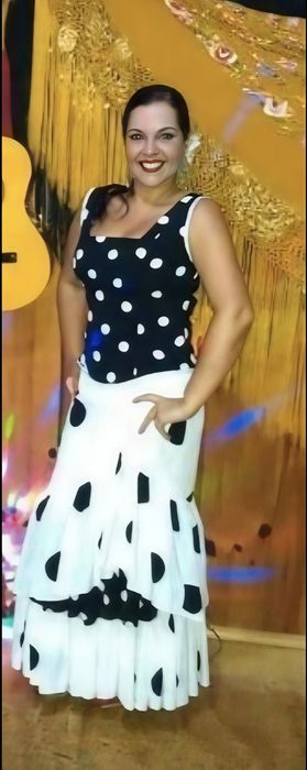 Traje de flamenca sevilhanas tam 36