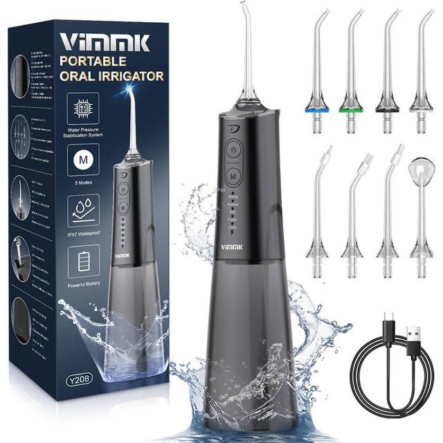Іригатор для зубів Vinnk Y208 портативний 5 режимів, 300 мл, IPX7
