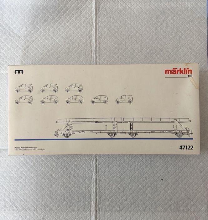 Podwójny wagon do transportu samochodów MÄRKLIN