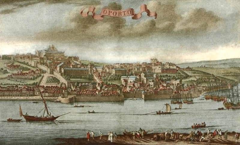 OPORTO - Gravura sobre papel, século XVIII