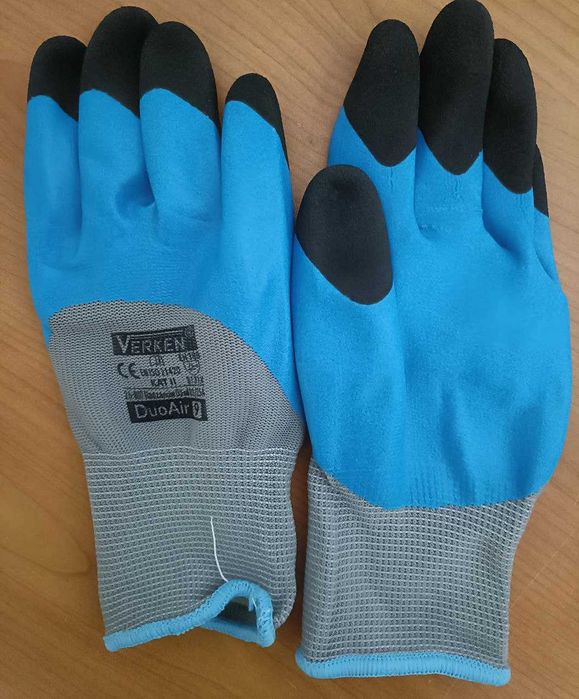 Rękawice powlekane lateksem spandex robocze monterskie SkyFlex3-4 r.10