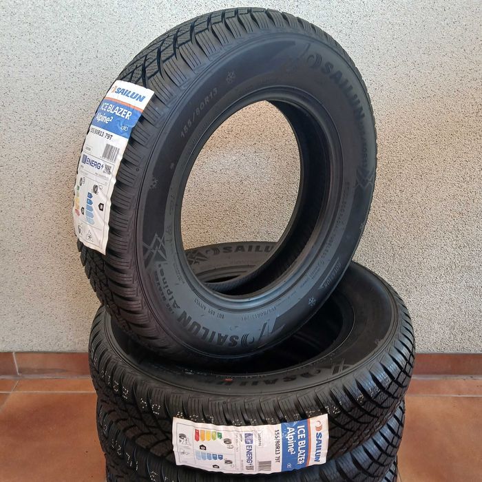 Opony zimowe 155/80 R13 SAILUN Ice Blazer Alpine 2 155/80 13- 10 lat gwarancji NOWE