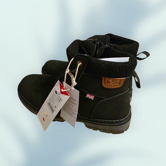 Lee Cooper Oryginalne Super Buty Zimowe Męskie Trekkingowe Czarne 43