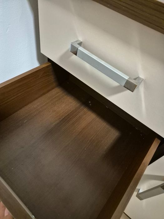 Meble wenge komoda szafa brąz wanilia