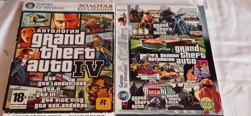 GTA IV Антологія | 10в1 | Grand Theft Auto | PC DVD