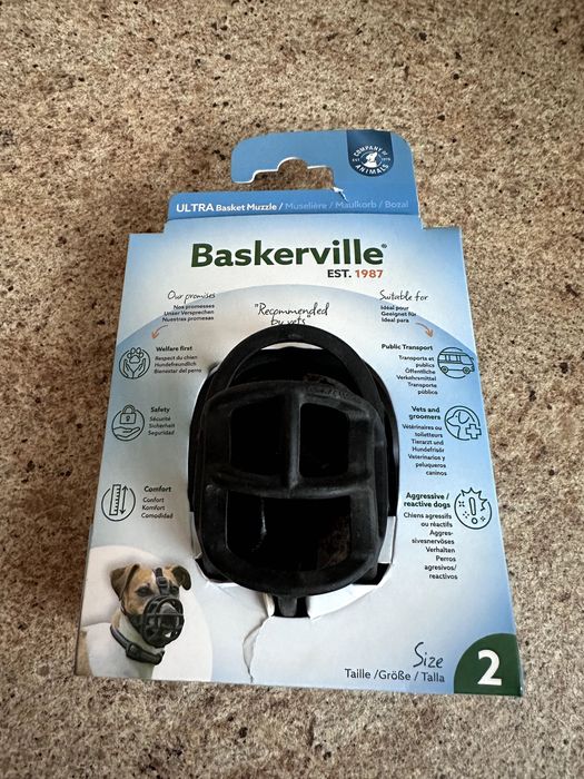 Kaganiec dla psa Ultra Baskerville rozm. 2