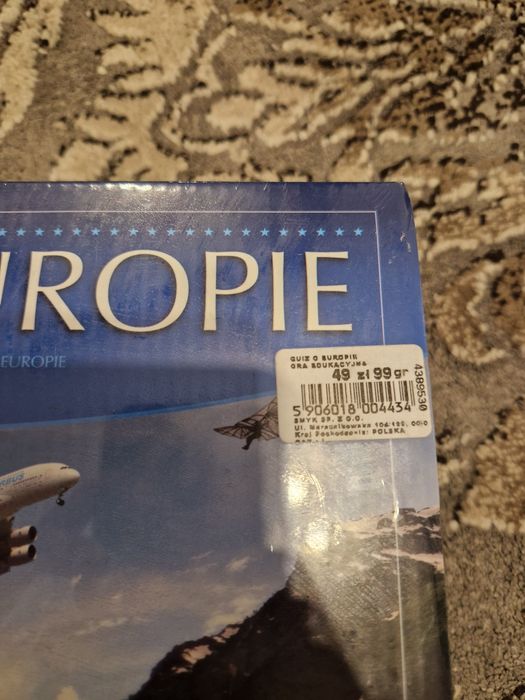 Quiz o Europie NOWY W FOLI