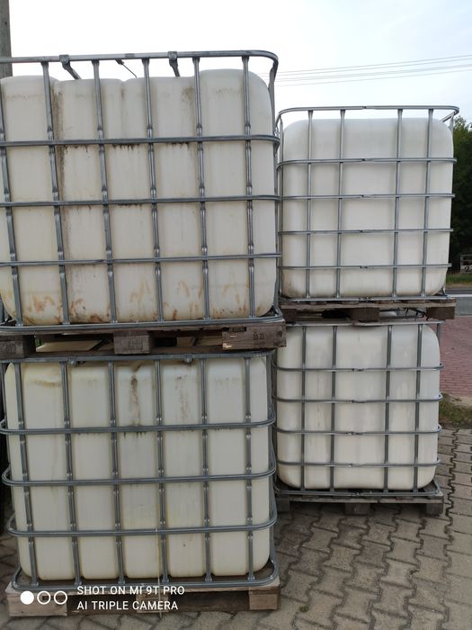 Bańka 1000 L sprawna zbiornik beczka na wodę paliwo  Transport