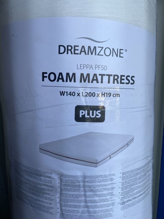 Materac piankowy F50plus LEPPA 19cm 140x200cm