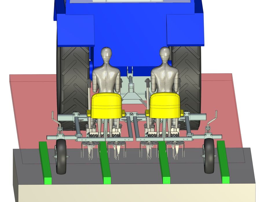 РК-1 Роторний культиватор для гарбузів, капусти.
