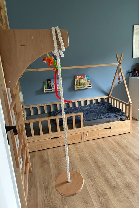 Lozko drewniane tipi 200x90 cm