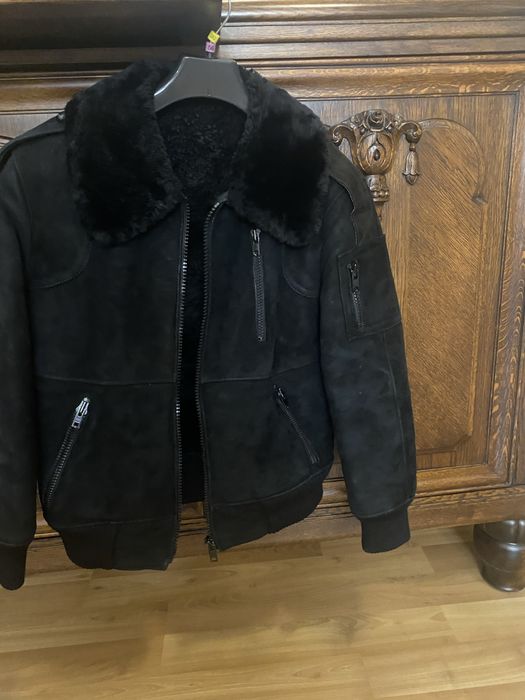 Kurtka - pilotka naturalna skóra