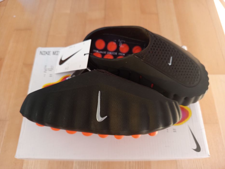 Nike Mind 001 Ciche Kapcie Zamknięte Damskie Czarne HQ4309-001