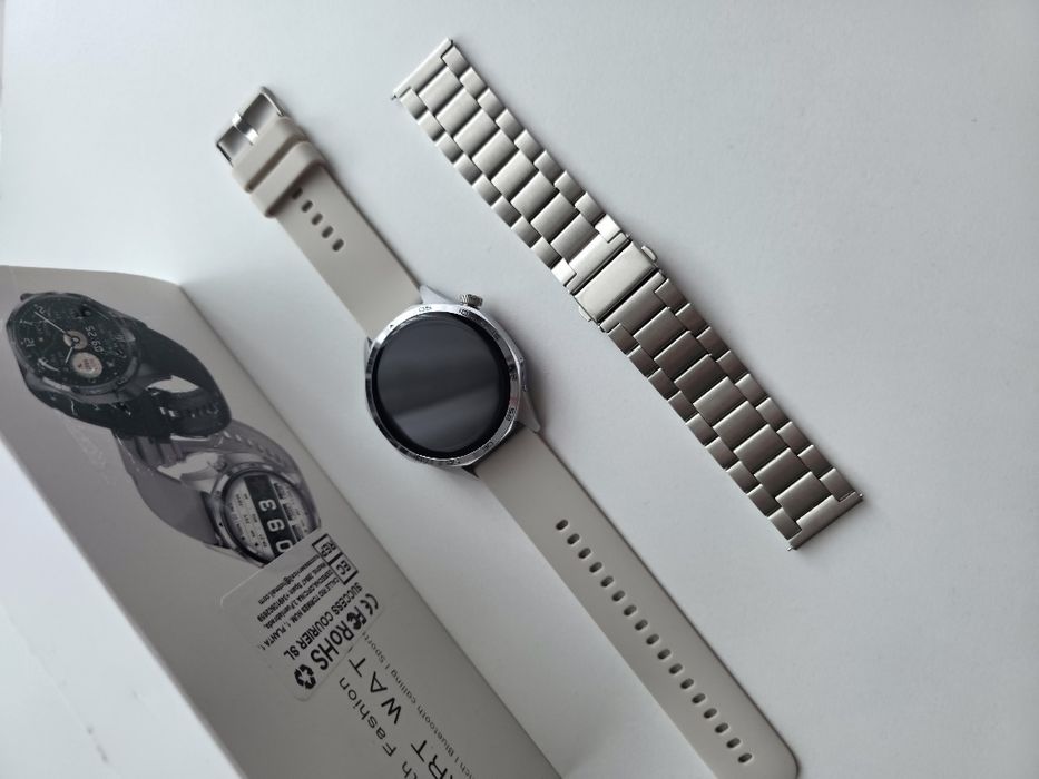 Smartwatch meski srebrny GT5 nowy
