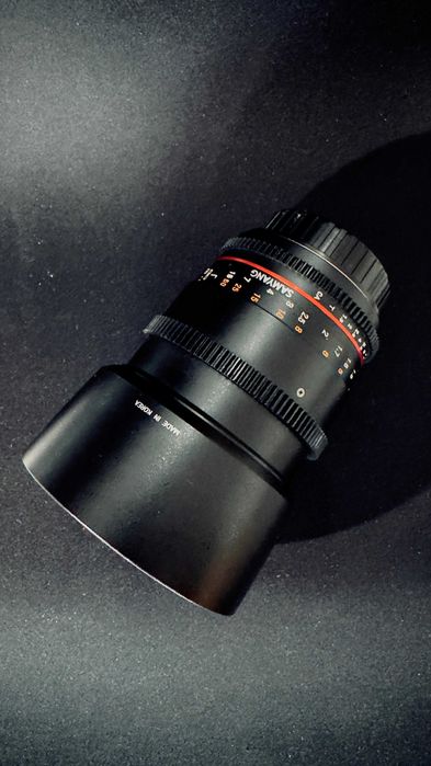 Samyang 85 mm T1.5 AS UMC VDSLR II para Canon EF