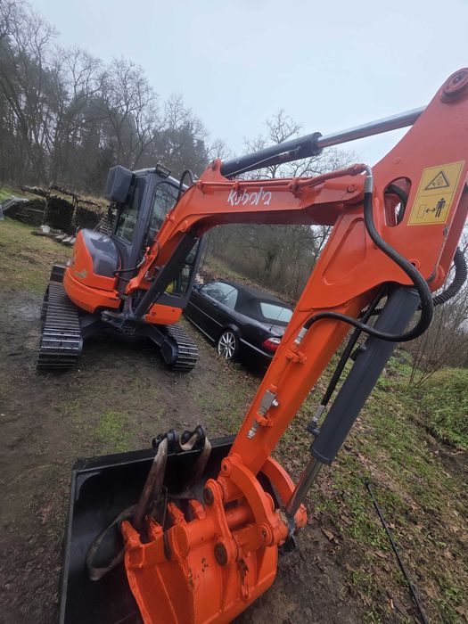 KOPARKA GĄSIENICOWA KUBOTA U-35 – 2023 r. 475 mth - Stan bardzo dobry