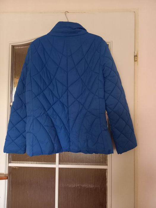 Kurtka damska pikowana rozmiar L piękny niebieski