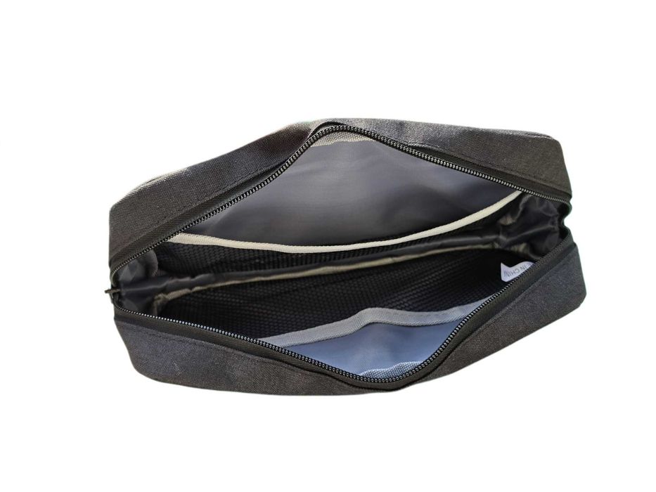 Duży ORGANIZER na kable do plecaka - CZARNY