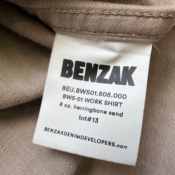 Benzak, koszula overshirt, workwear, beżowa, roz. S, Made in Portugal
