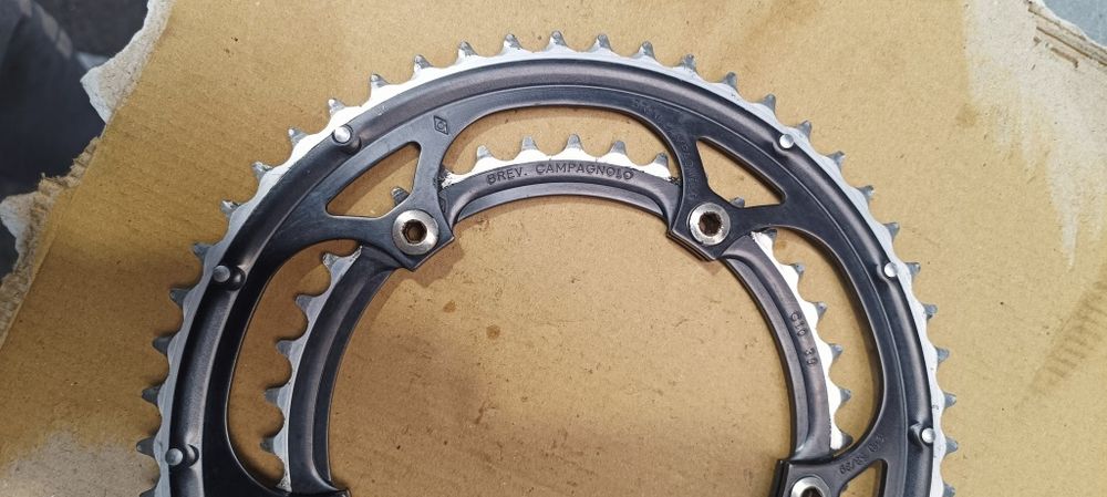 Par pratos Campagnolo 10 velocidades