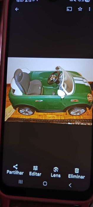 MINI COOPER elétrico para criança