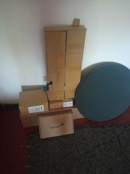 Parabolica satillite TV Net conjunto completo ou troco por g29 por ai...