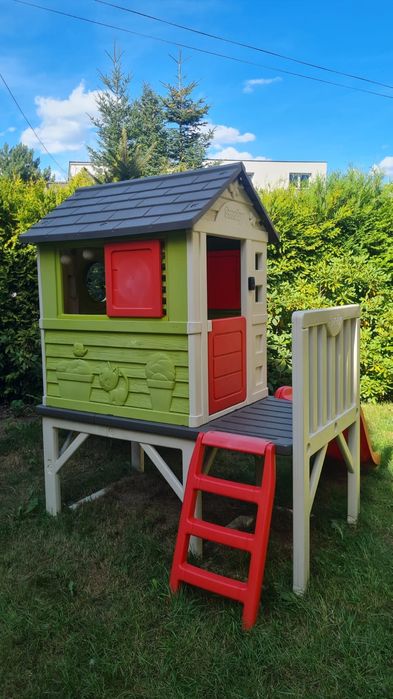 Domek Smoby Life na palach zjeżdżalnia super stan