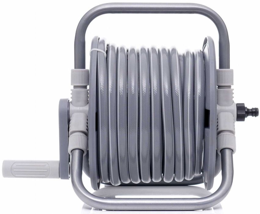 Stojak z wężem ogrodowym 1/2" wąż ogrodowy 40m + przyłącze 2m KD2080