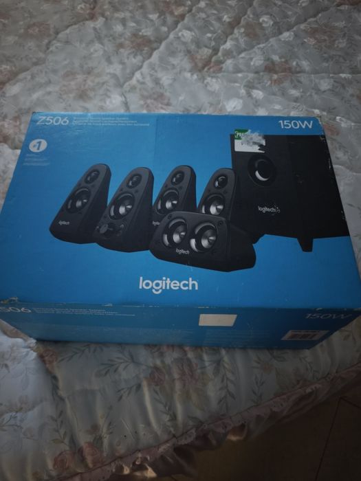 Colunas Logitech z506 surround