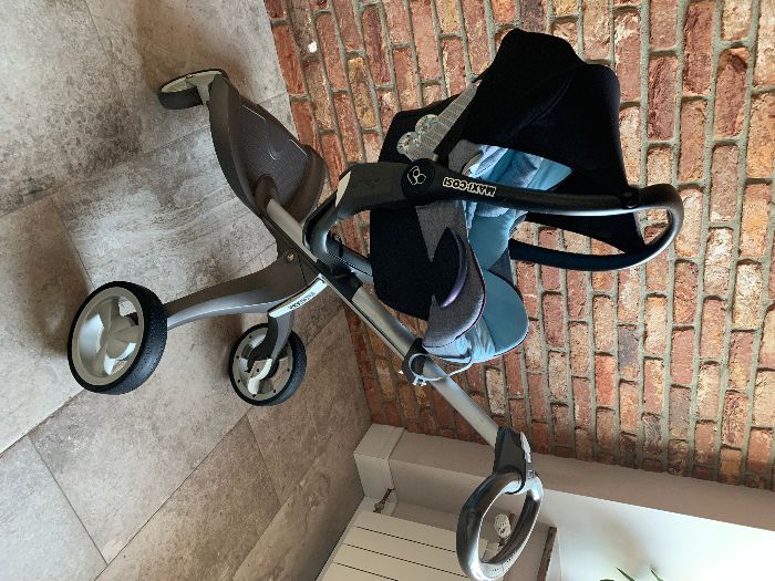 wózek Stokke Xplory ( gondola, spacerówka) + gratisy Maxi Coss