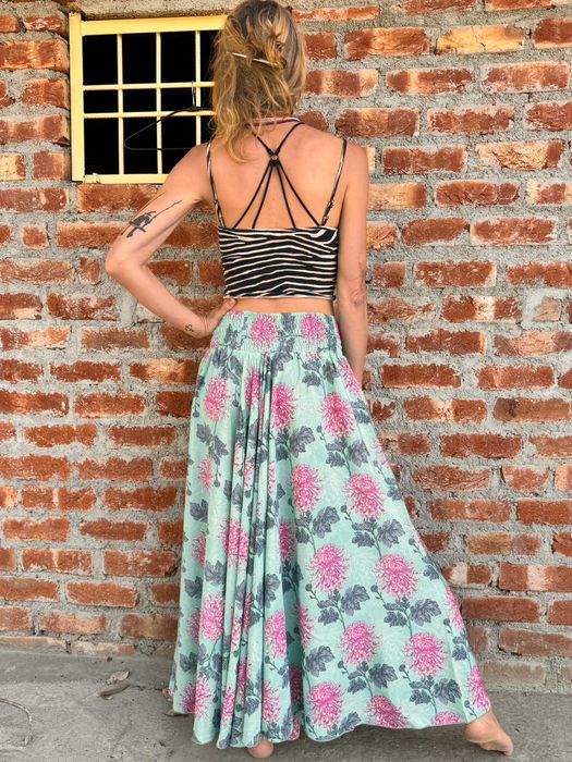 Spódnicospodnie kolorowe boho