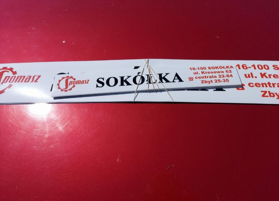 Sokółka kabina naklejka na kabinę 3512