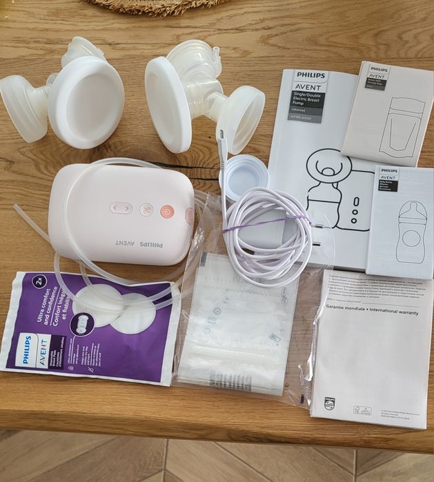 Laktator podwójny Philips Avent SCF397 na gwarancji