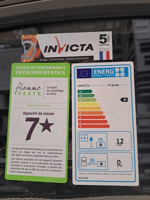 Kominek Piec żeliwny Invicta Alma 12 KW Siena