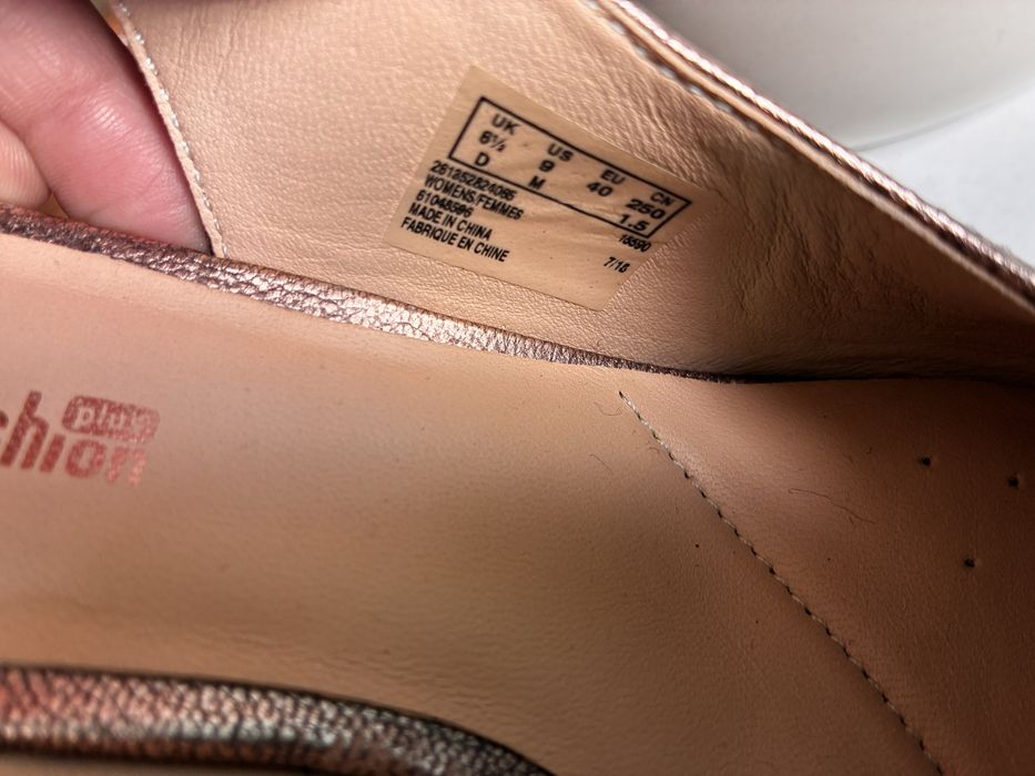Мюлі  шкіряні Clarks