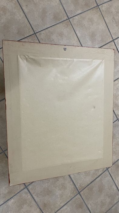 Espelho com moldura madeira