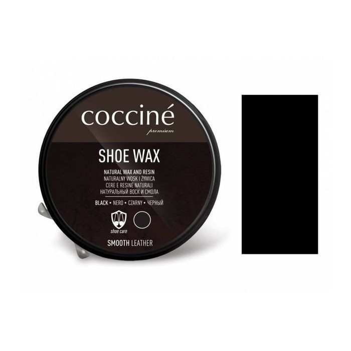 Wosk pasta do butów przeciw pękaniu skóry czarna Coccine 40 ml