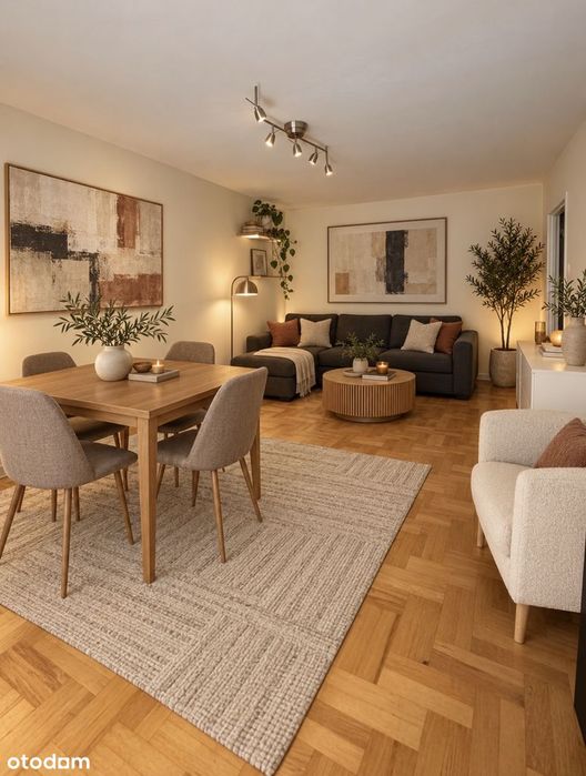 Świetne mieszkanie z możliwościami  aranżacji 3 pokoje i duży balkon