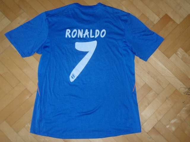 Ronaldo #7 Real Madryt vintage koszulka Draps Center XL