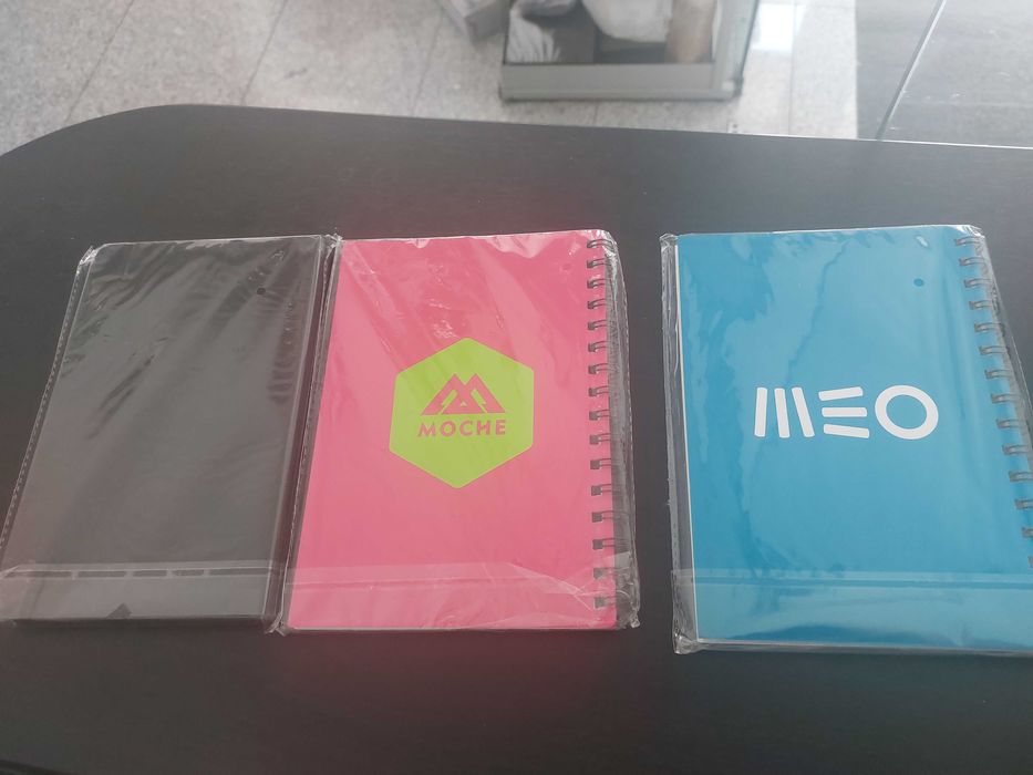 Cadernos novos selados meo/moche