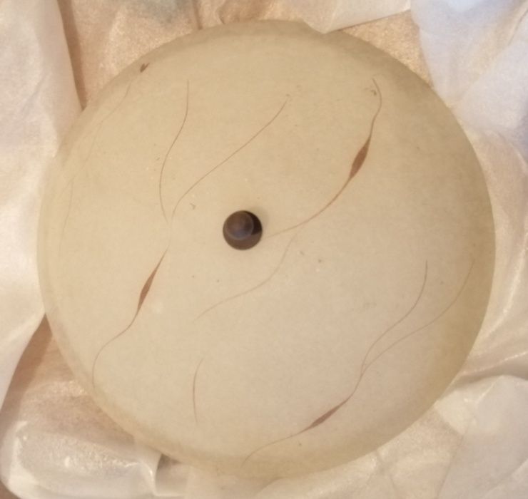 Candeeiro de tecto em vidro