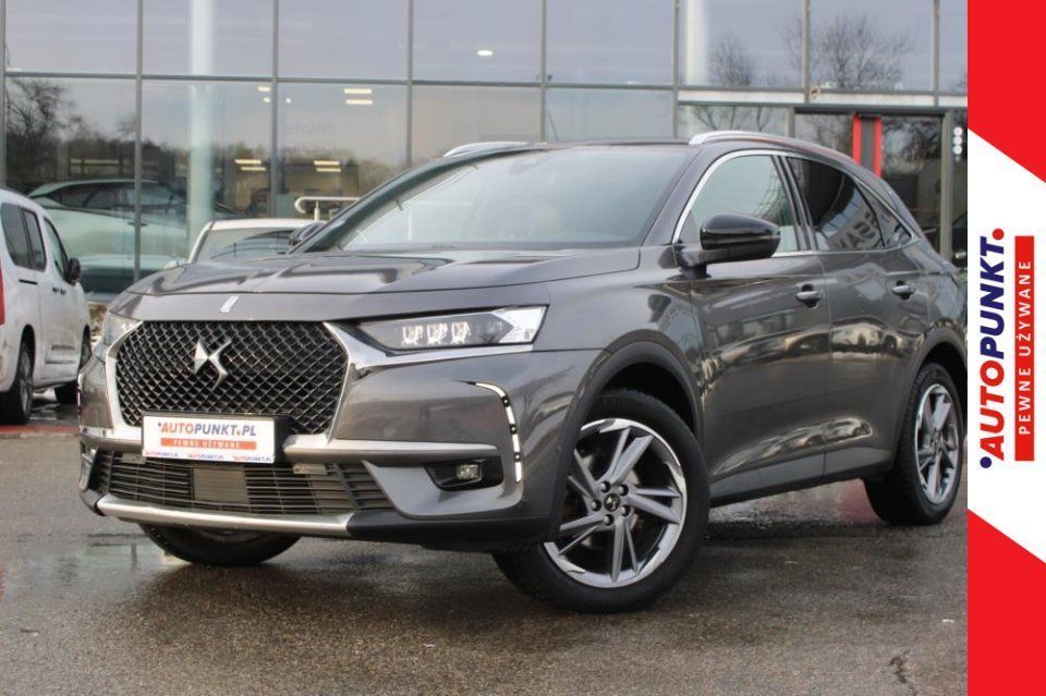 DS Automobiles DS 7 Crossback Rivoli 1.6 PureTech 180KM, 2020r. skóra* El. Fotele z Pamięcią* Panora