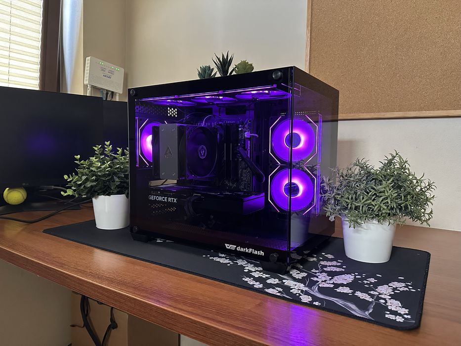 | RTX 5070 | 32 GB RAM | R5 5600 | 1Tb M.2 | Czarny Komputer Gamingowy