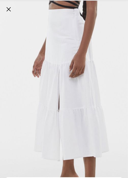 Юбка белая Bershka, Новая, S