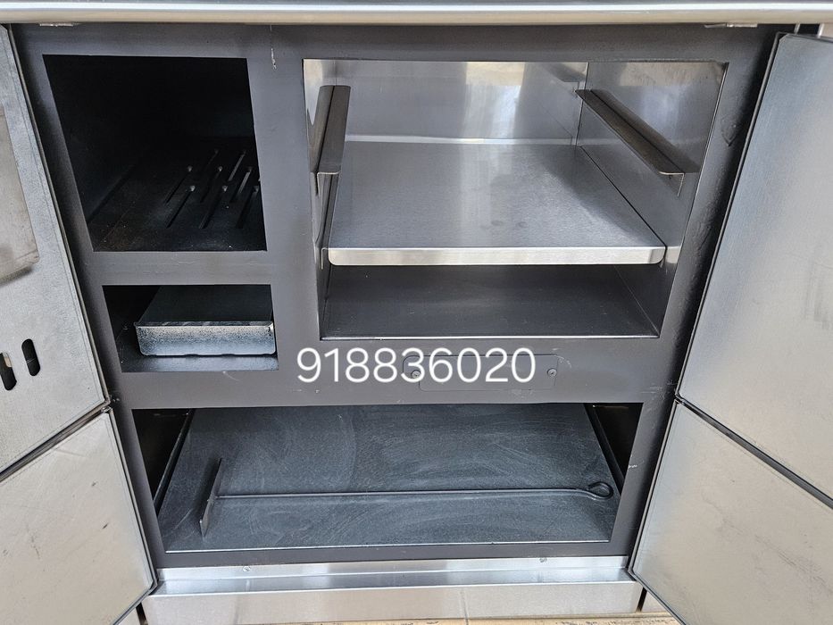 Fogão Lenha INOX Vitroceramica - NOVOS  - Fabricado em Portugal