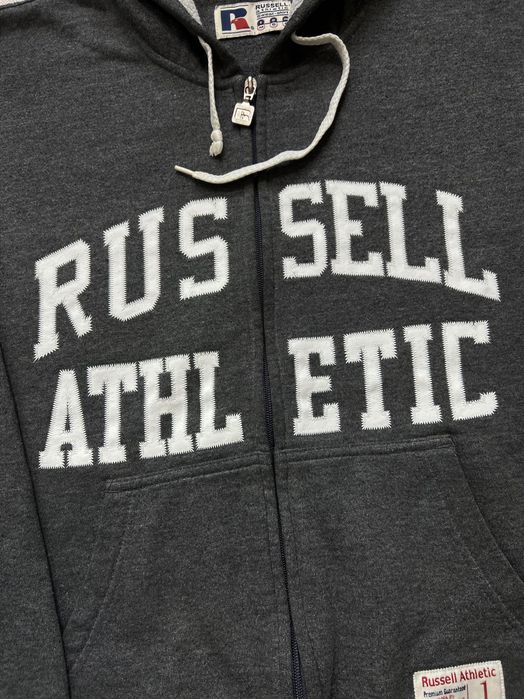 Bluza Russell Athletic zipped grey