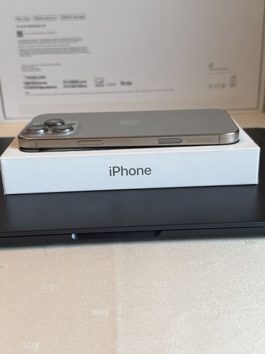 IPhone 16 Pro Max Natural Titanium 256 2 sim (e-sim)